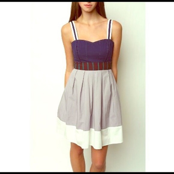 Lux Navajo Color Block Dress (small) - Picture 3 of 4